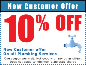 new plumbing customer coupon